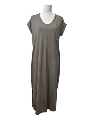 Cuyana Olive Green T Shirt Dress Size L